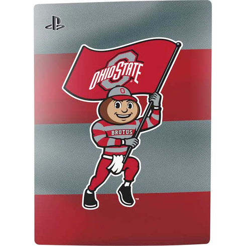 Ohio State University OSU Buckeyes Flag PS5 Digital Edition Console Skin