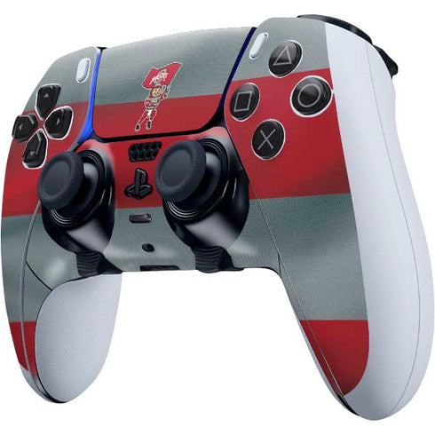 Ohio State University OSU Buckeyes Flag PS5 DualSense Edge Pro Controller Skin