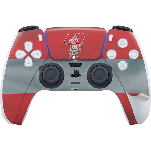 Ohio State University OSU Buckeyes Flag PS5 Pro Disk Bundle Skin