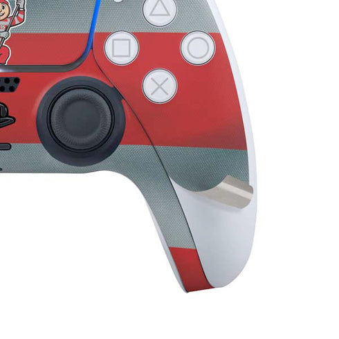 Ohio State University OSU Buckeyes Flag PS5 Slim Disk Bundle Skin