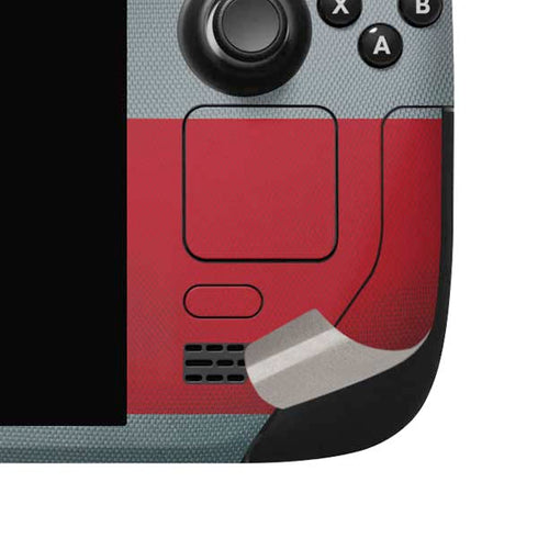 Ohio State University OSU Buckeyes Flag Steam Deck Handheld Gaming Computer OLED Skin