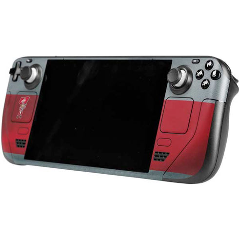 Ohio State University OSU Buckeyes Flag Steam Deck Handheld Gaming Computer Skin