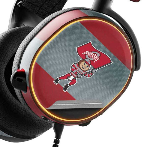 Ohio State University OSU Buckeyes Flag SteelSeries Arctis 5 Skin