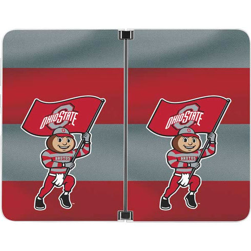Ohio State University OSU Buckeyes Flag Surface Duo Skin