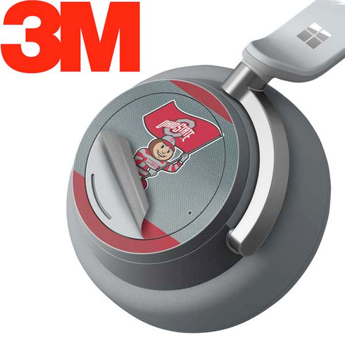 Ohio State University OSU Buckeyes Flag Surface Headphones Skin