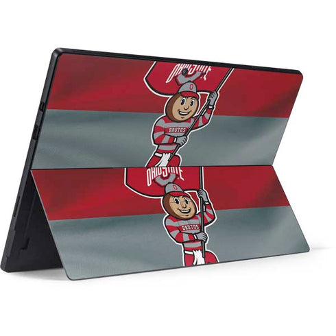 Ohio State University OSU Buckeyes Flag Surface Pro 7 Skin