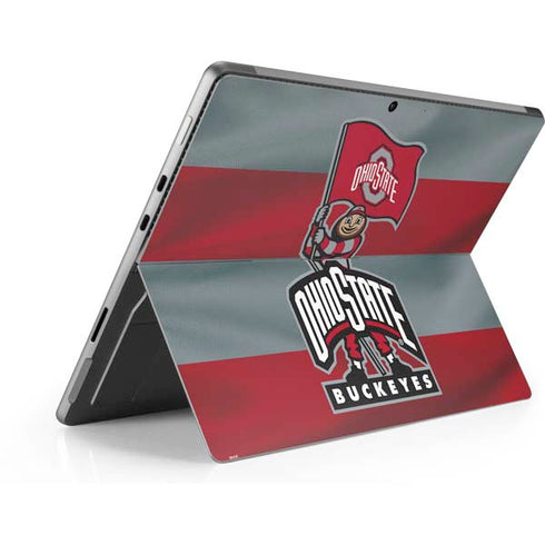Ohio State University OSU Buckeyes Flag Surface Pro 8 Skin