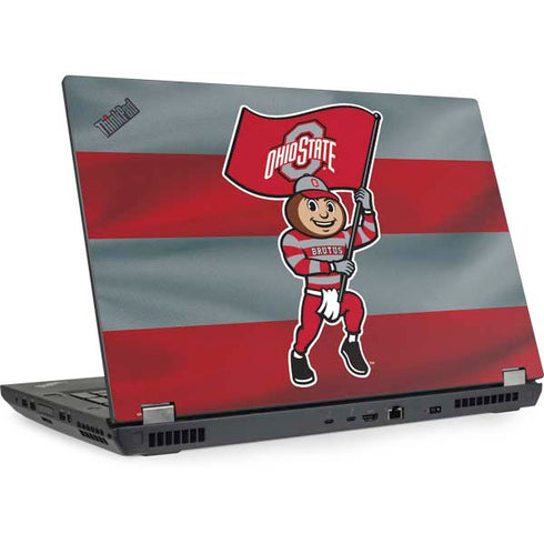 Ohio State University OSU Buckeyes Flag Lenovo ThinkPad Skin