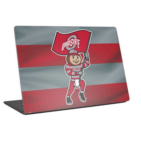 Ohio State University OSU Buckeyes Flag Universal Laptop 16.6in (13.4 x 9.7in) Skin