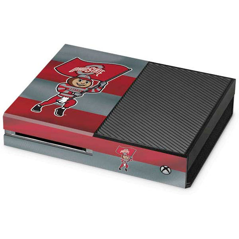 Ohio State University OSU Buckeyes Flag Xbox One Console Skin