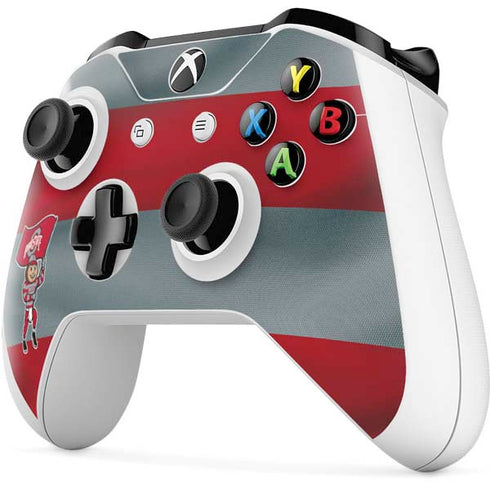 Ohio State University OSU Buckeyes Flag Xbox One S All-Digital Edition Bundle Skin