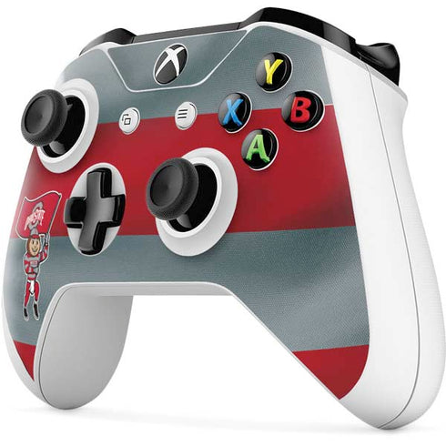 Ohio State University OSU Buckeyes Flag Xbox One S Controller Skin