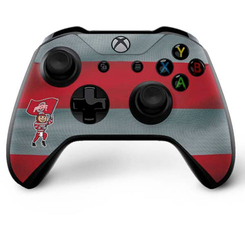 Ohio State University OSU Buckeyes Flag Xbox One X Bundle Skin