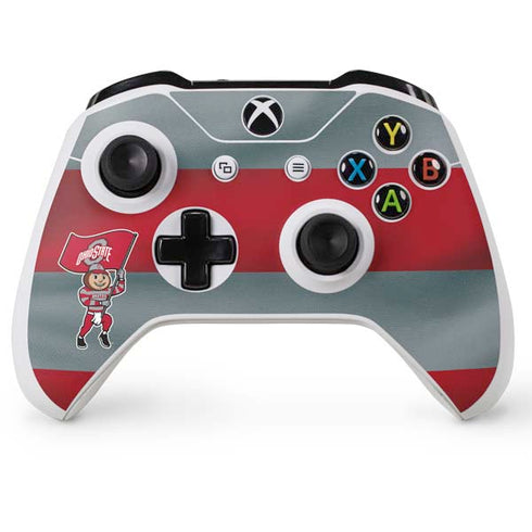 Ohio State University OSU Buckeyes Flag Xbox One X Controller Skin