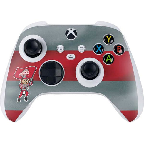 Ohio State University OSU Buckeyes Flag Xbox Series S Controller Skin