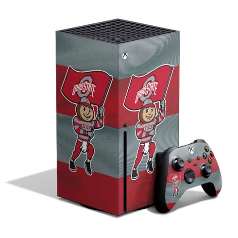 Ohio State University OSU Buckeyes Flag Xbox Series X Skins