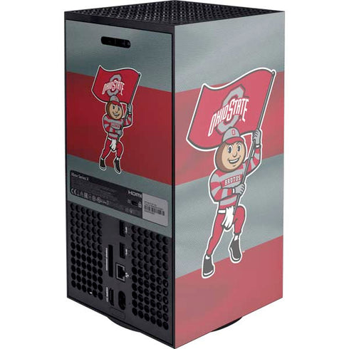 Ohio State University OSU Buckeyes Flag Xbox Series X Console Skin