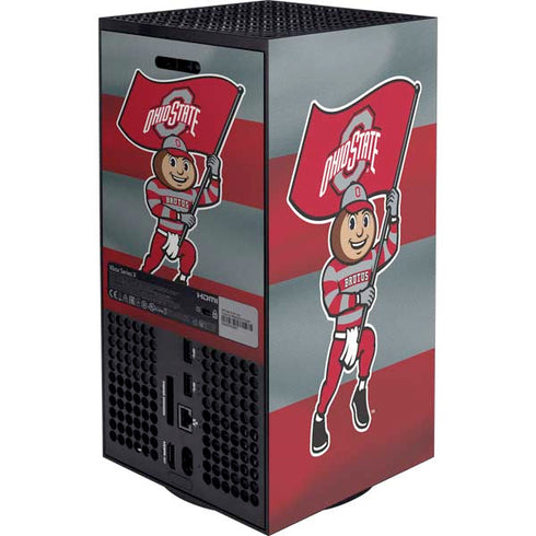Ohio State University OSU Buckeyes Flag XBox Series X Digital Edition Bundle Skin