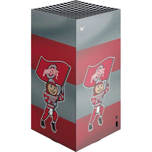 Ohio State University OSU Buckeyes Flag XBox Series X Digital Edition Console Skin