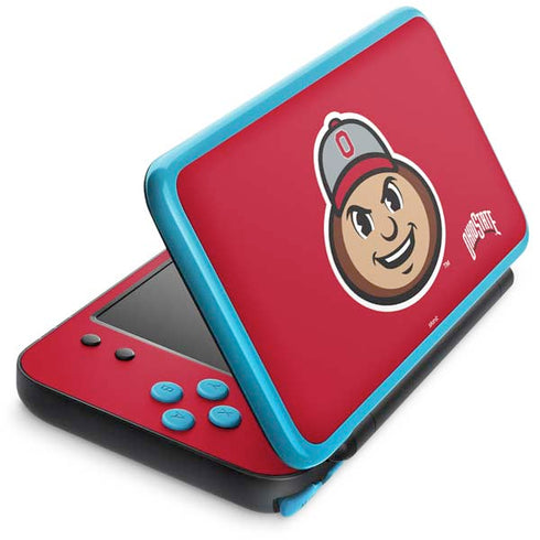 Ohio State University OSUBuckeyes Light Grey Nintendo 2DS XL (2017) Skin