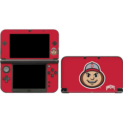 Ohio State University OSUBuckeyes Light Grey 3DS XL 2015 Skin