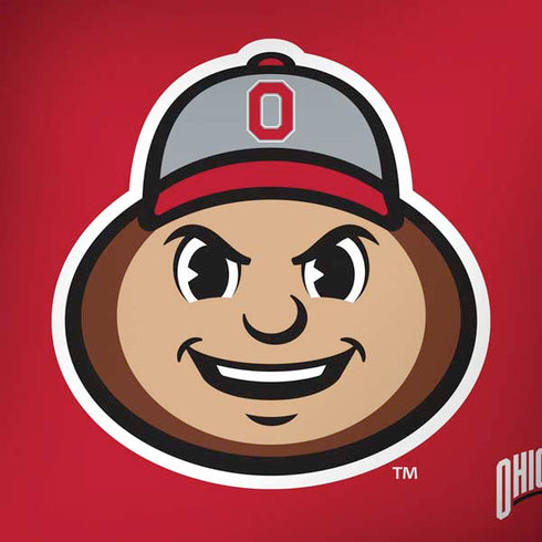 Ohio State University OSUBuckeyes Light Grey Dell Alienware Skin