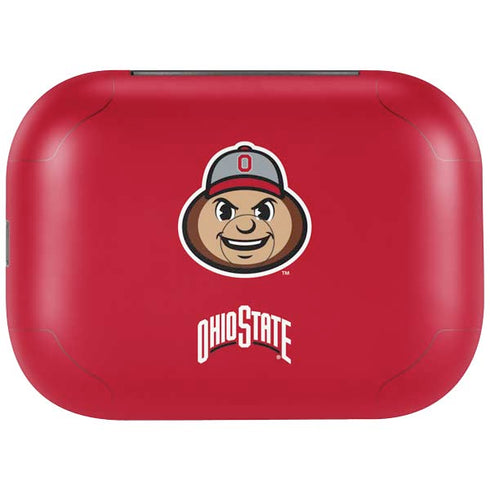 Ohio State University OSUBuckeyes Light Grey Amazon Echo Buds Skin