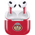 Ohio State University OSUBuckeyes Light Grey Apple AirPods (3rd Gen 2021) Skin