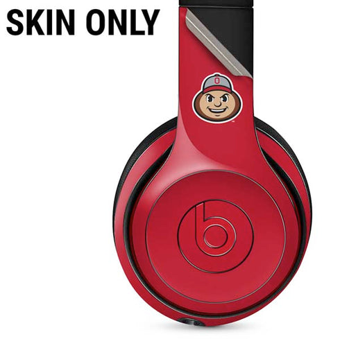 Ohio State University OSUBuckeyes Light Grey Beats Solo 3 Wireless Skin