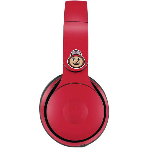 Ohio State University OSUBuckeyes Light Grey Beats Solo Pro Skin
