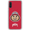 Ohio State University OSUBuckeyes Light Grey Galaxy A10e Clear Case