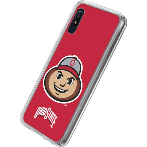 Ohio State University OSUBuckeyes Light Grey Galaxy A10e Clear Case
