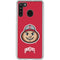 Ohio State University OSUBuckeyes Light Grey Galaxy A21 Clear Case
