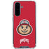 Ohio State University OSUBuckeyes Light Grey Galaxy A36 5G Clear Case