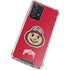 Ohio State University OSUBuckeyes Light Grey Galaxy A72 5G Clear Case