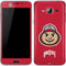 Ohio State University OSUBuckeyes Light Grey Galaxy J3 Skin