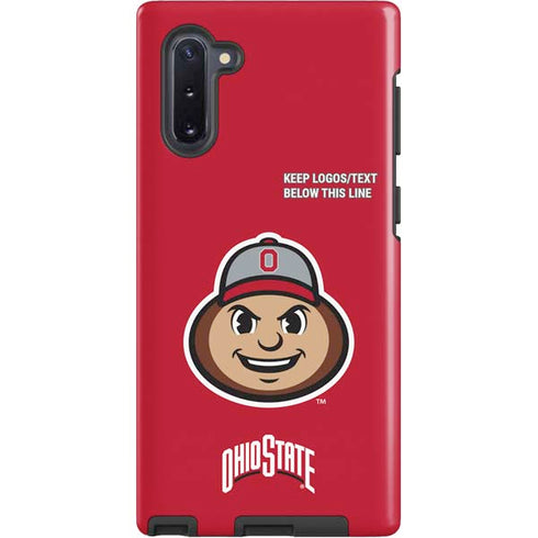 Ohio State University OSUBuckeyes Light Grey Galaxy Note 10 Pro Case
