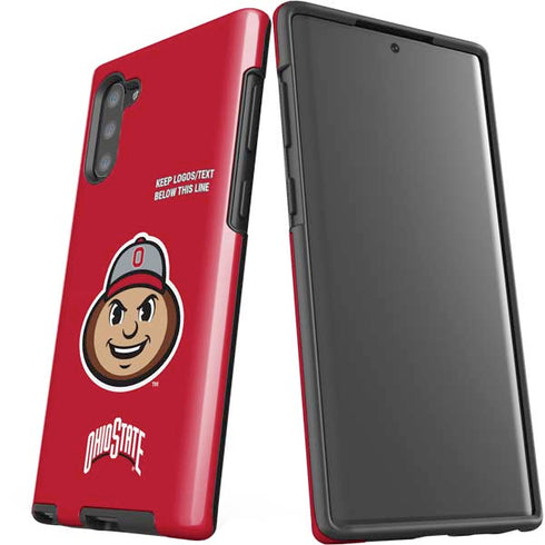 Ohio State University OSUBuckeyes Light Grey Galaxy Note 10 Pro Case