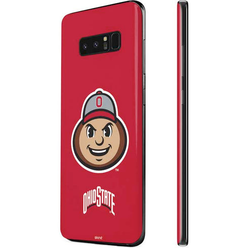 Ohio State University OSUBuckeyes Light Grey Galaxy Note 8 Skin