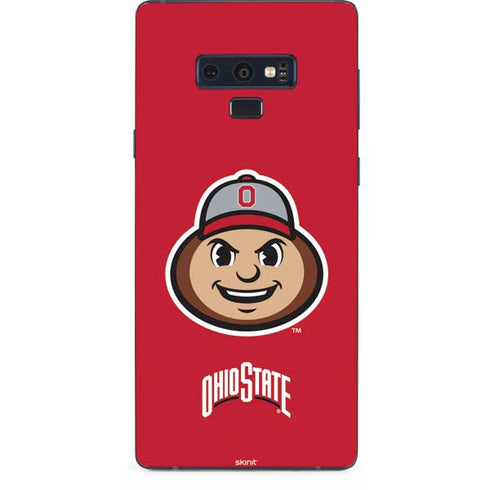 Ohio State University OSUBuckeyes Light Grey Galaxy Note 9 Skin
