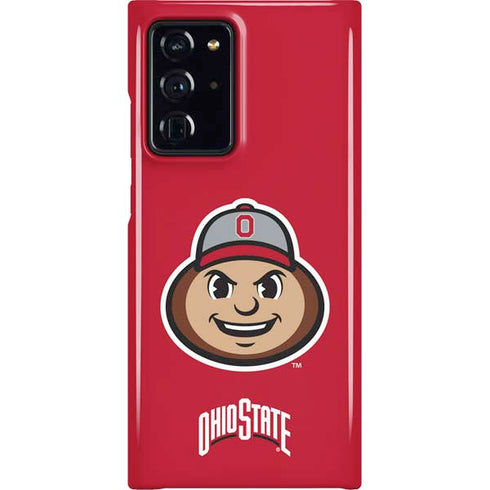 Ohio State University OSUBuckeyes Light Grey Galaxy Cases