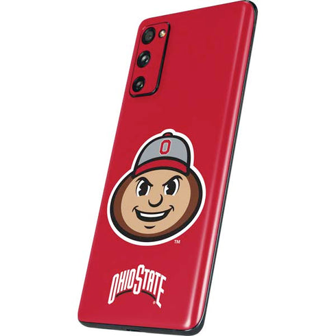 Ohio State University OSUBuckeyes Light Grey Galaxy S20 Fan Edition Skin