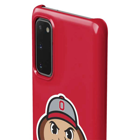 Ohio State University OSUBuckeyes Light Grey Galaxy S20 Lite Case