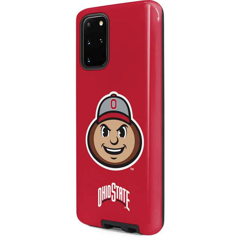 Ohio State University OSUBuckeyes Light Grey Galaxy S20 Plus Pro Case