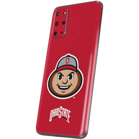 Ohio State University OSUBuckeyes Light Grey Galaxy S20 Plus Skin