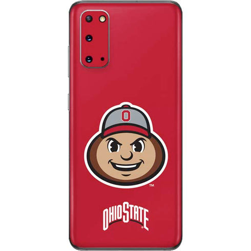 Ohio State University OSUBuckeyes Light Grey Galaxy S20 Skin