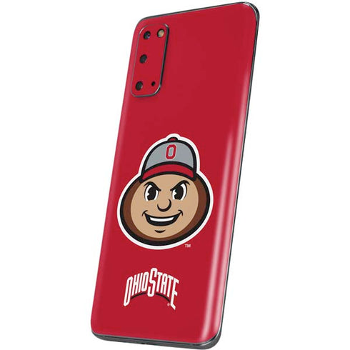 Ohio State University OSUBuckeyes Light Grey Galaxy S20 Skin
