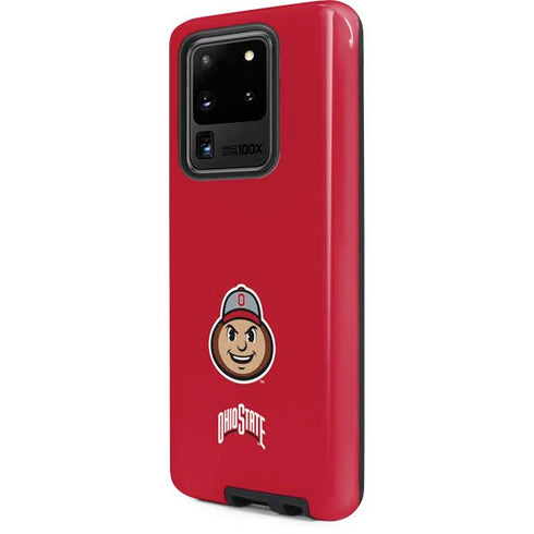 Ohio State University OSUBuckeyes Light Grey Galaxy S20 Ultra 5G Pro Case