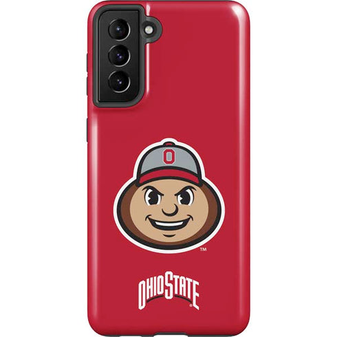 Ohio State University OSUBuckeyes Light Grey Galaxy S21 Plus 5G Pro Case