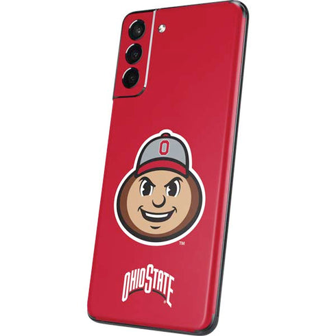 Ohio State University OSUBuckeyes Light Grey Galaxy S21 Plus 5G Skin